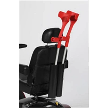 Accesorio para llevar 2 bastones en silla ruedas o scooter electrica