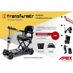 Cesta plegable para scooter transformer