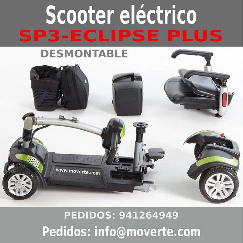 Nuevo modelo Scooter de 3 ruedas ECLIPSE PLUS