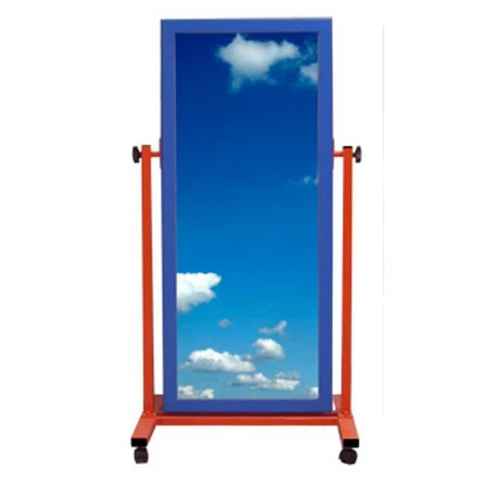 Espejo infantil abatible y movil con luna cuadriculada