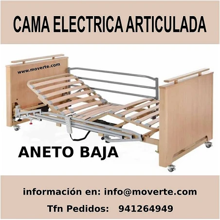 Cama electrica articulada Aneto baja