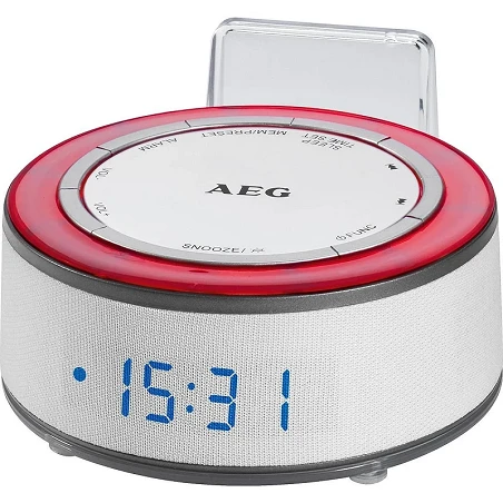 Radio Despertador con iluminación ambiental y sonidos de naturaleza