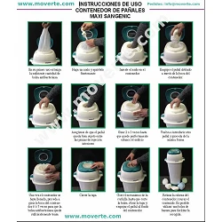 Carro con ruedas para Contenedor Maxi