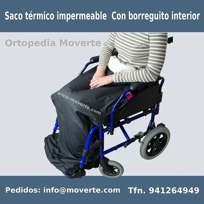 Saco termico impermeable para silla de ruedas