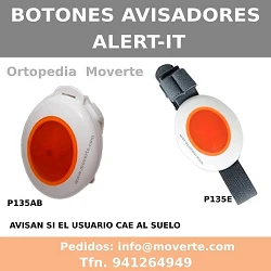 Botones avisadores para cuidado de pacientes.