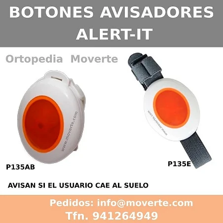Botones avisadores para cuidado de pacientes.
