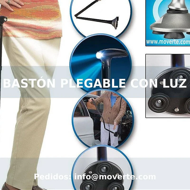 Bonito bastón con luz.