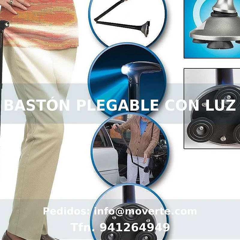 Bonito bastón con luz.