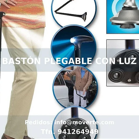 Bonito bastón con luz.