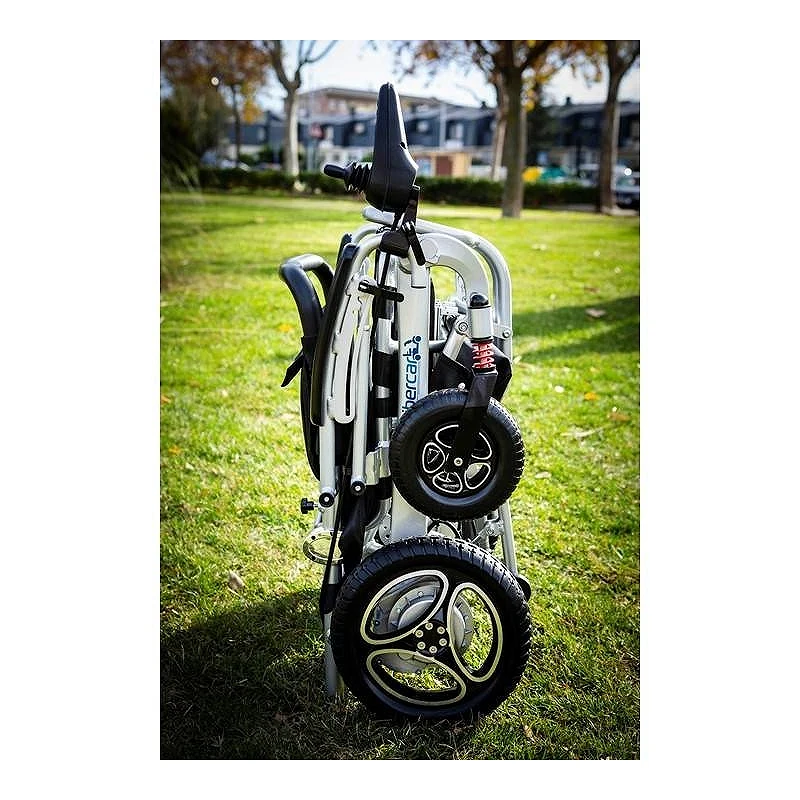 Silla de ruedas eléctrica plegable con mando a distancia