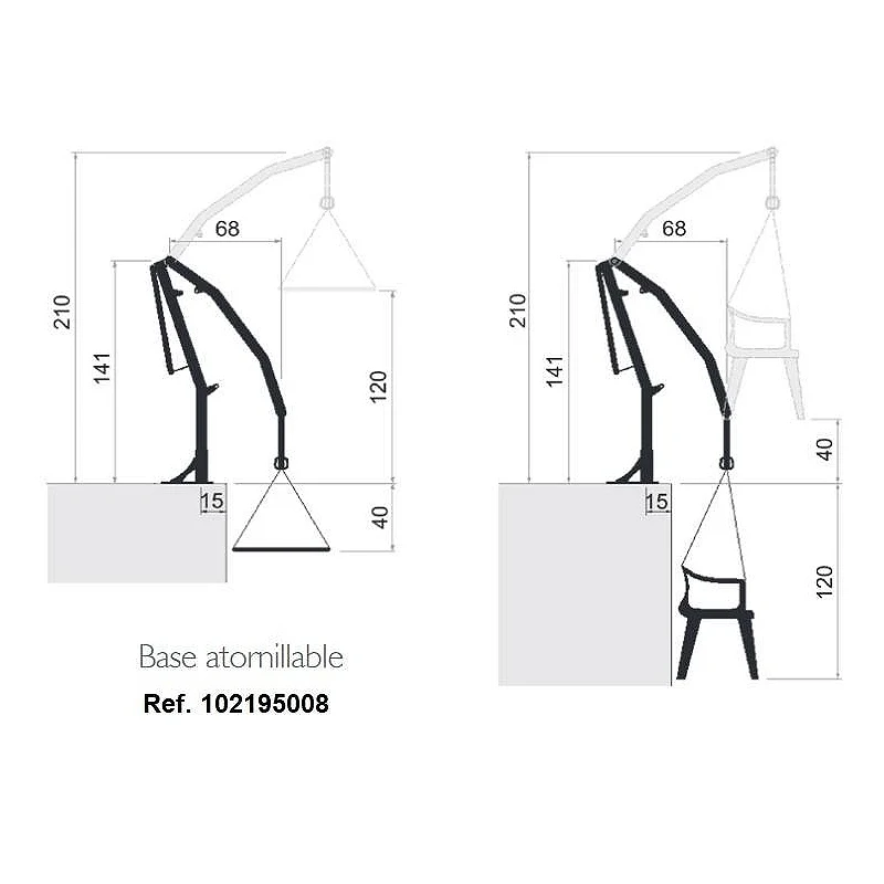 Grúa PISCINA POOL E-185