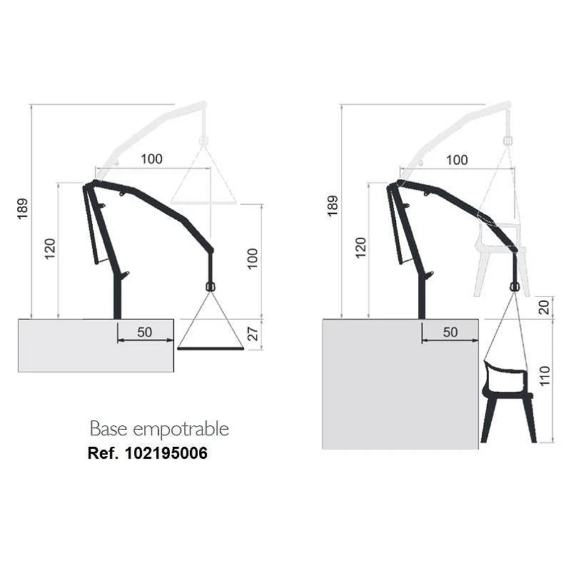 Grúa PISCINA POOL E-185