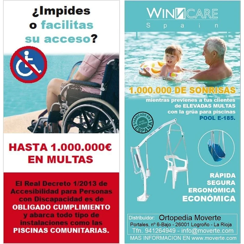 Grúa PISCINA POOL E-185